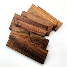 2X African Blackwood Knife Handle Material Woodwork Wood Block DIY 120*40*8MM