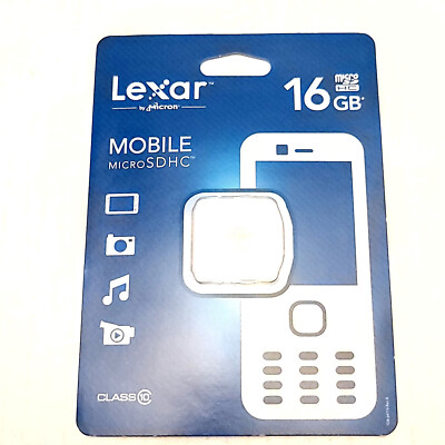 Lexar Mobile Micro SDHC 16GB Memory Card - NEW Sealed