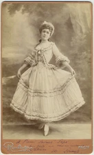 Marie Lecomte, actrice par Reutlinger. Actress. Théâtre. Dédicace. Autographe