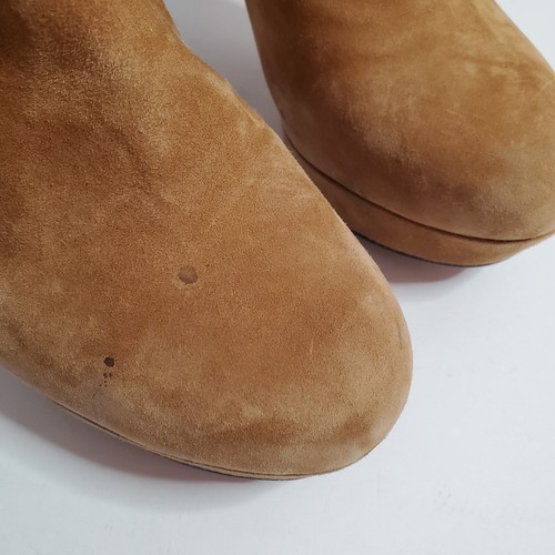 Antonio Melani Knee Boots 7.5 Womens Brown Suede Platform High Heel - Picture 6 of 21