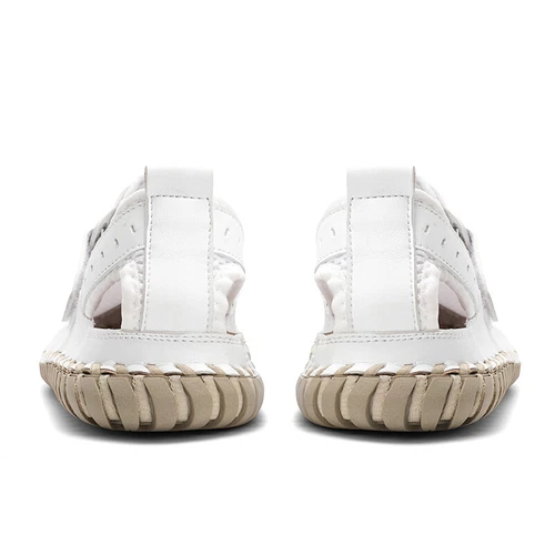 Herren Sport Geschlossene Zehe Sandalen Sommer Leder Schuhe Strand Fischer Flache Hausschuhe - Bild 33 von 42