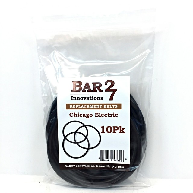 Rock Tumbler Replacement Drive Belt for Harbor Freight Chicago Electric