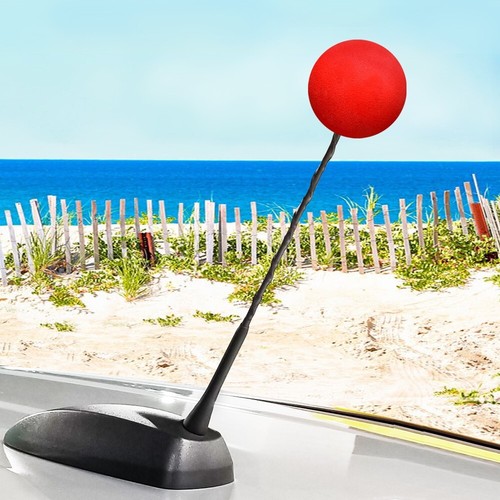 Coolballs Plain Red Car, Truck, SUV, Jeep Antenna Ball Auto Accessory - Picture 2 of 9