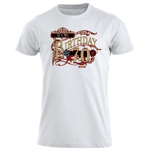 T-Shirt Its My Birthday 70 lustige Geburtstagsgeschenke für Frauen Männer 70. Geburtstag - Bild 26 von 44
