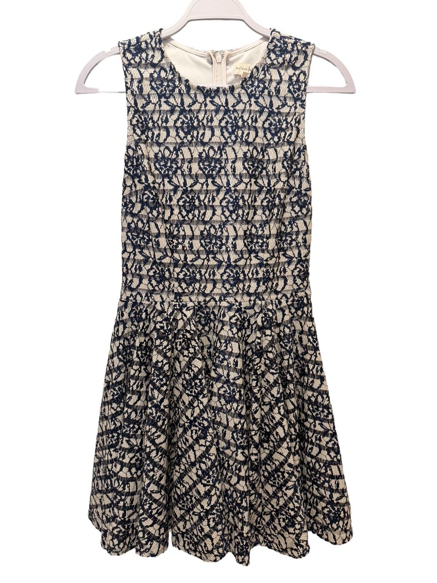 knee length dresses for ladies MAJORELLE LACE DRESS – Maison Mayle main image 1
