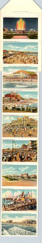Atlantic City NJ Souvenir Folder postcard - Picture 5 of 5