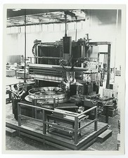 Vintage Machinery - Vertical Turret Lathe - Vintage 8x10 Photograph 