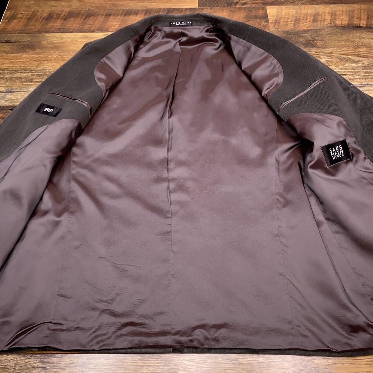Hugo Boss Venus Corduroy Sport Coat Mens 46R Green | eBay