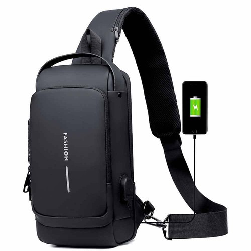 Sac Bandoulière Anti-vol Pour Homme - Bandoulière, Messager, Voyage, Neuf Avec étiquettes