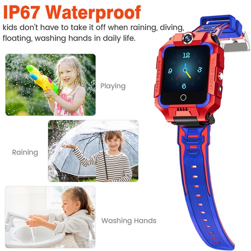 4G Kids Smart Watch Dual Camera 360° Rotating WIFI GPS SOS Anti Lost Kids Gifts - Picture 19 of 53