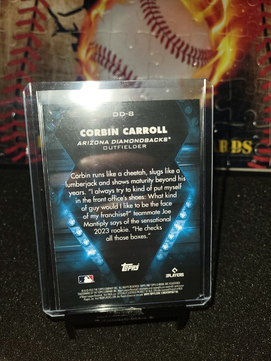 2023 Topps Chrome Update Corbin Carroll Diamond Dominance RC 2023 Topps Chrome Update Corbin Carroll Diamond Dominance RC