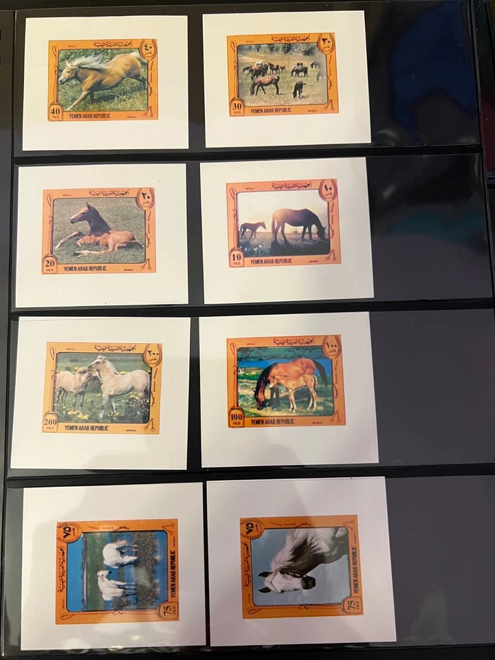 Коллекция марок Йемен YAR Chromalin Proof 158 различных! РЕДКАЯ! - Изображение 2 из 4
