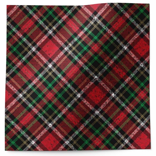 RED/GOLD PLAID Design Tissue Paper Sheets Choose Size & Package Amount - Picture 5 of 5