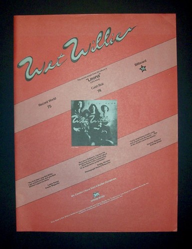 Wet Willie Dixie Rock, Leona 1975 Short Print Poster Type Ad, Promo Advert
