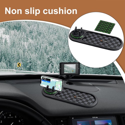 Tapis Antidérapant Multifonctionnel Voiture Antidérapant Support Téléphone Pad Tableau de Bord Universel - Photo 9 sur 15