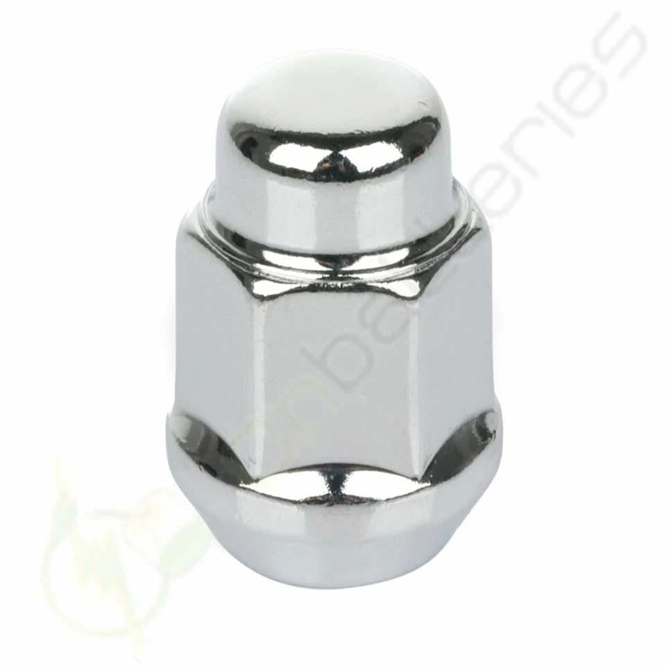 20 Pcs Chrome 7/16-20 Wheel Lug Nuts 3/4" Hex Fits Chevrolet Corvette Impala - Image 2 of 4