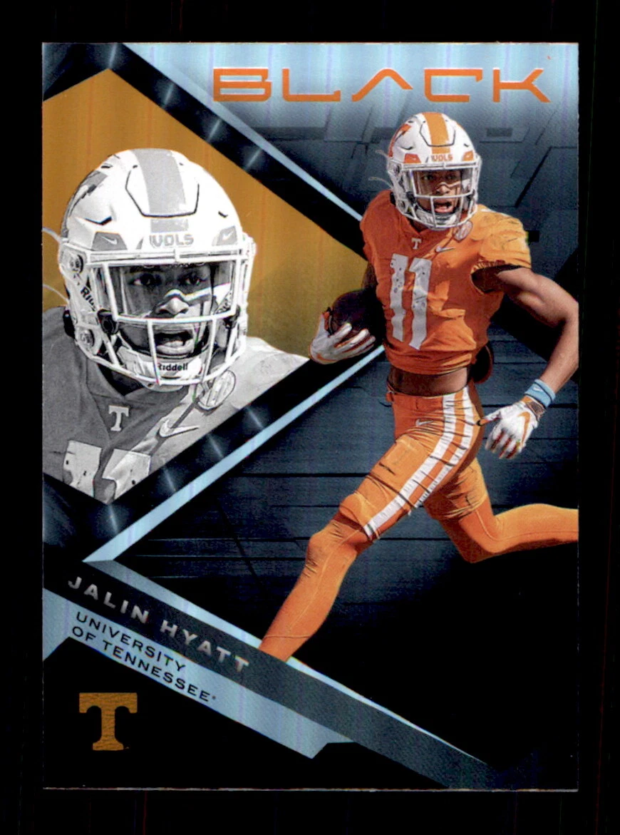 Jalin Hyatt Panini Chronicles Draft Picks Black #8 Base