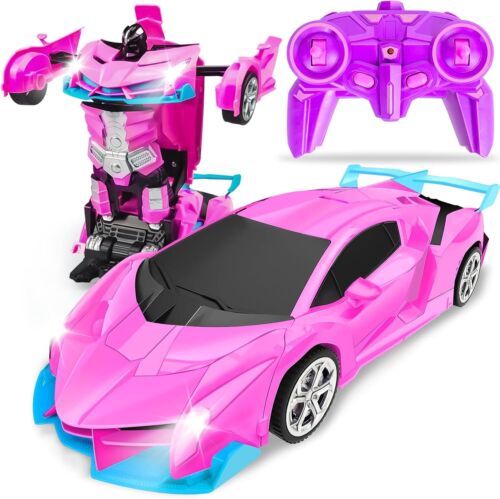 Hymaz Remote Control Car for Girls 3-5 6 7 8-12 Gifts Pink/Purple RC Racing C...