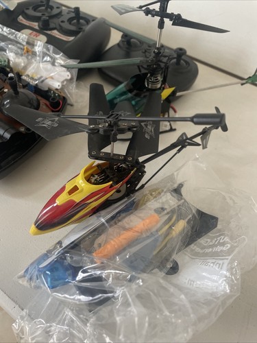 Modellhubschrauber RC Helikopter Hubschrauber ferngesteuert Konvolut Ersatzteile - Bild 5 von 6