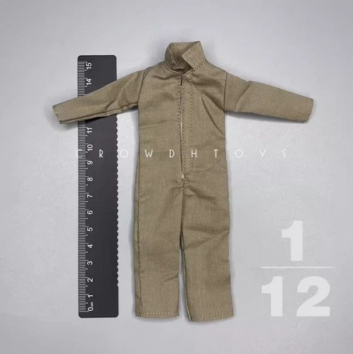 1/12 Scale Overalls Jumpsuit Clothes Model for 6'' Male Nota Action Figure - Picture 18 of 22