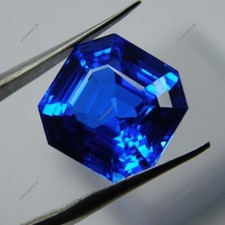 Natural Tanzanite Blue Square Shape 8.10 Ct Certified Loose Gemstone