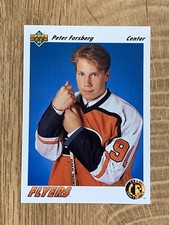 1991-92 NHL Upper Deck Hockey Draft Choice Peter Forsberg Rookie Card RC HOF NM