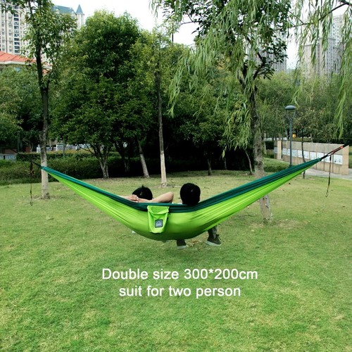 Tela de paracaídas de nailon portátil tamaño individual y doble al aire libre camping senderismo - Imagen 3 de 24