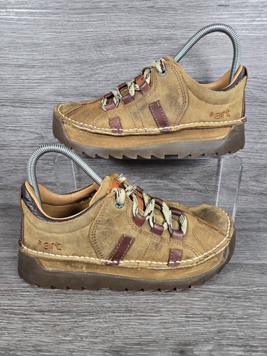 The Art Company Skyline Ladies Shoes Leather Khaki Brown Chunky Size EU 38 UK 5 - Picture 2 of 18