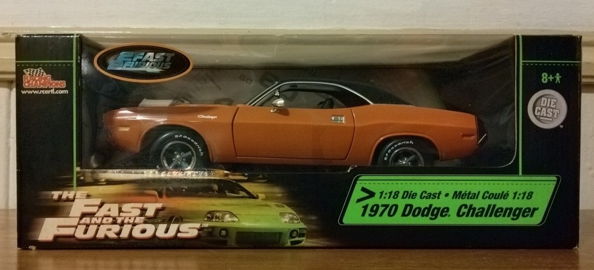DARDEN-ROMAN 70 HEMI CHALLENGER 2 FAST 2 FURIOUS MOVIE CAR 1/18