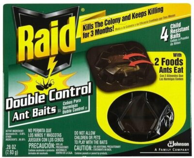 Raid Double Control Ant Baits, 4 count