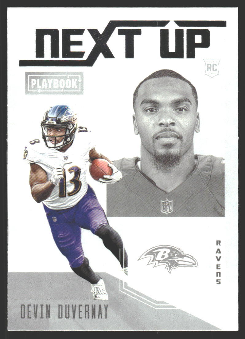 Devin Duvernay #NU-32 2020 Panini Playbook Next Up Baltimore RavensRC Rookie