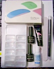 Mystery Manicure Kit - Sun Lamp, Nails, Polygel, File, Coats, Brush, Spreader