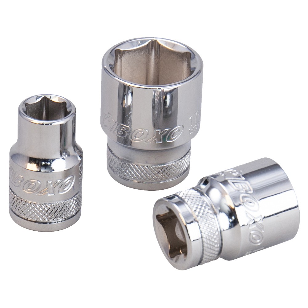 3/8"" Drive Standard Socket 6 Point 19mm BOXO SK3062-19