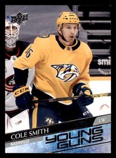2020-21 Upper Deck #481 Cole Smith Young Guns RC