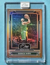 Derrick White 2024-25 Panini One And One 34/49 Orange Boston Celtics #43