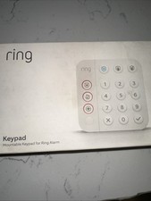 Ring 5AT2S7 2nd Gen White 19-Button Home Security System Wireless Alarm Keypad