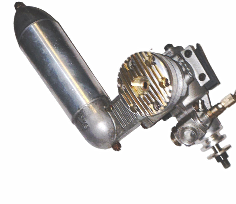 SuperTigre 2-Stroke Nitro/Glow RC Airplane Engine w/ Muffler