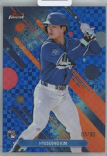 2025 Topps Finest Hyeseong Kim Blue Checkerboard Refractors #27 【05/99】