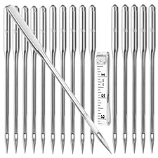 90 Pcs Sewing Machine Needles Universal Sizes 90/14 100/16 110/18 Heavy Duty ...