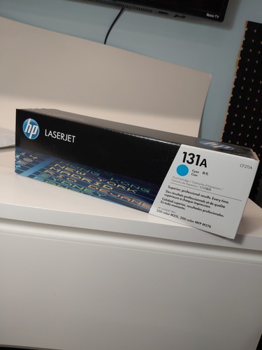 Genuine HP Laser Jet 131A Cyan (Blue)Toner Cartridge CF211A Brand New ...