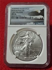 2015-W  Silver Eagle Dollar ASE NGC MS 70 EARLY RELEASES BURNISHED        #T1280