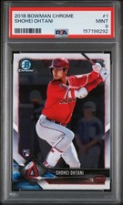 2018 BOWMAN CHROME #1 SHOHEI OHTANI ROOKIE RC PSA 9