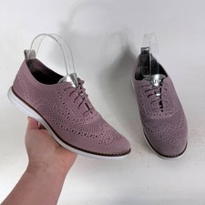 Cole Haan OriginalGrand Wingtip Oxfords Women's 7 Purple Stitchlite Comfort