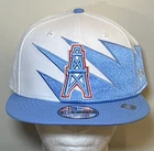 New Era 9Fifty Houston Oilers Tennessee Titans Light Blue Jagged Snapback Hat