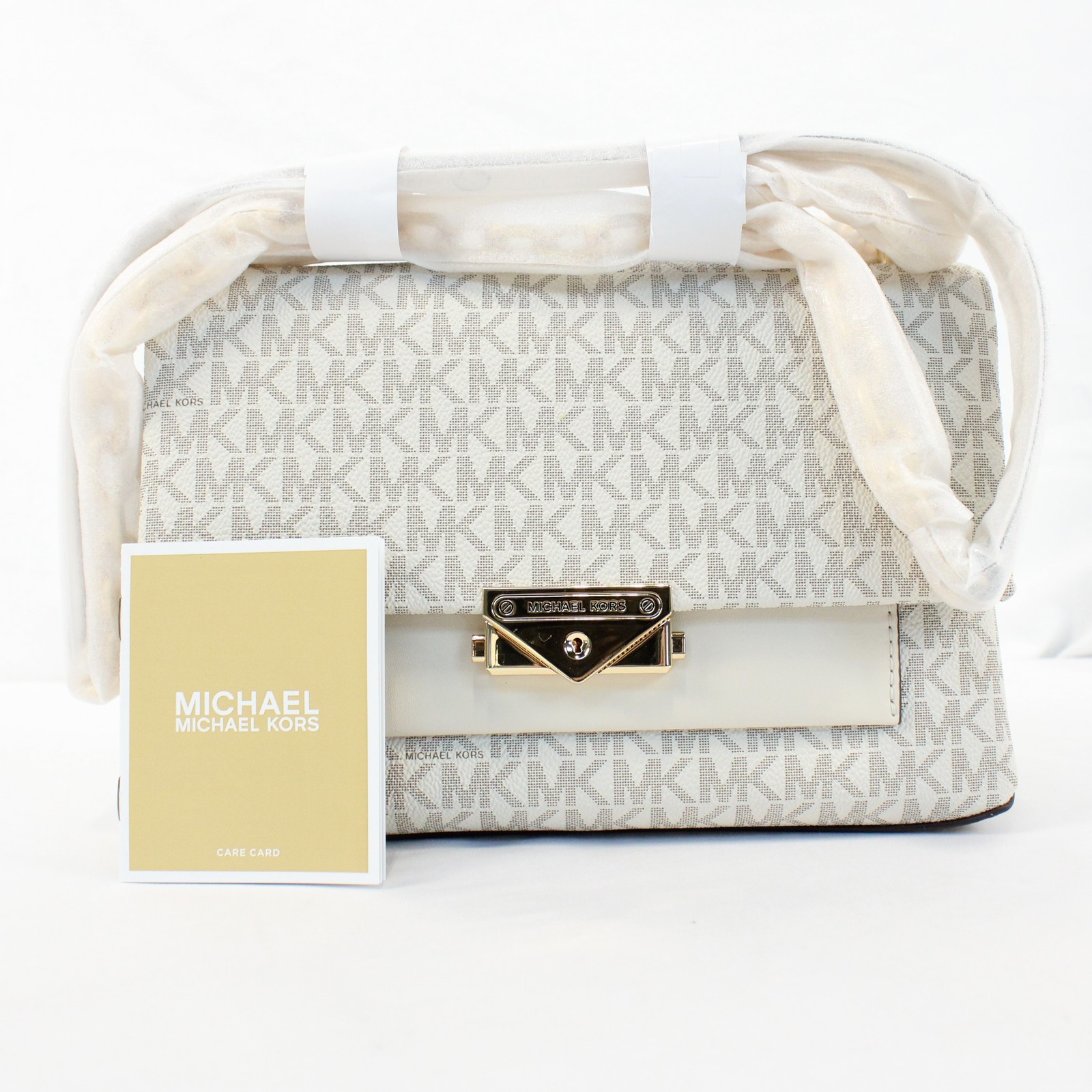 Borsa a tracolla Michael Kors rivestita in tela con logo Cece in LT CRM multi taglia media