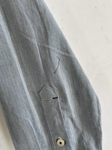 Lee Cooper Denim Shirt Mens Size M Blue Pearl Snap Buttons Western Cotton - Picture 7 of 10