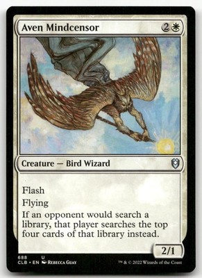 Aven Mindcensor #688 (NM) Baldur's Gate CLB Magic MTG