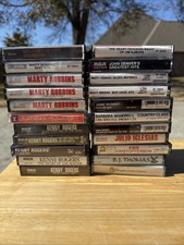 vintage country music cassette tapes lot 22 Cassette Tapes