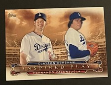 2015 Topps - Inspired Play Dual Clayton Kershaw, Fernando Valenzuela #I-7