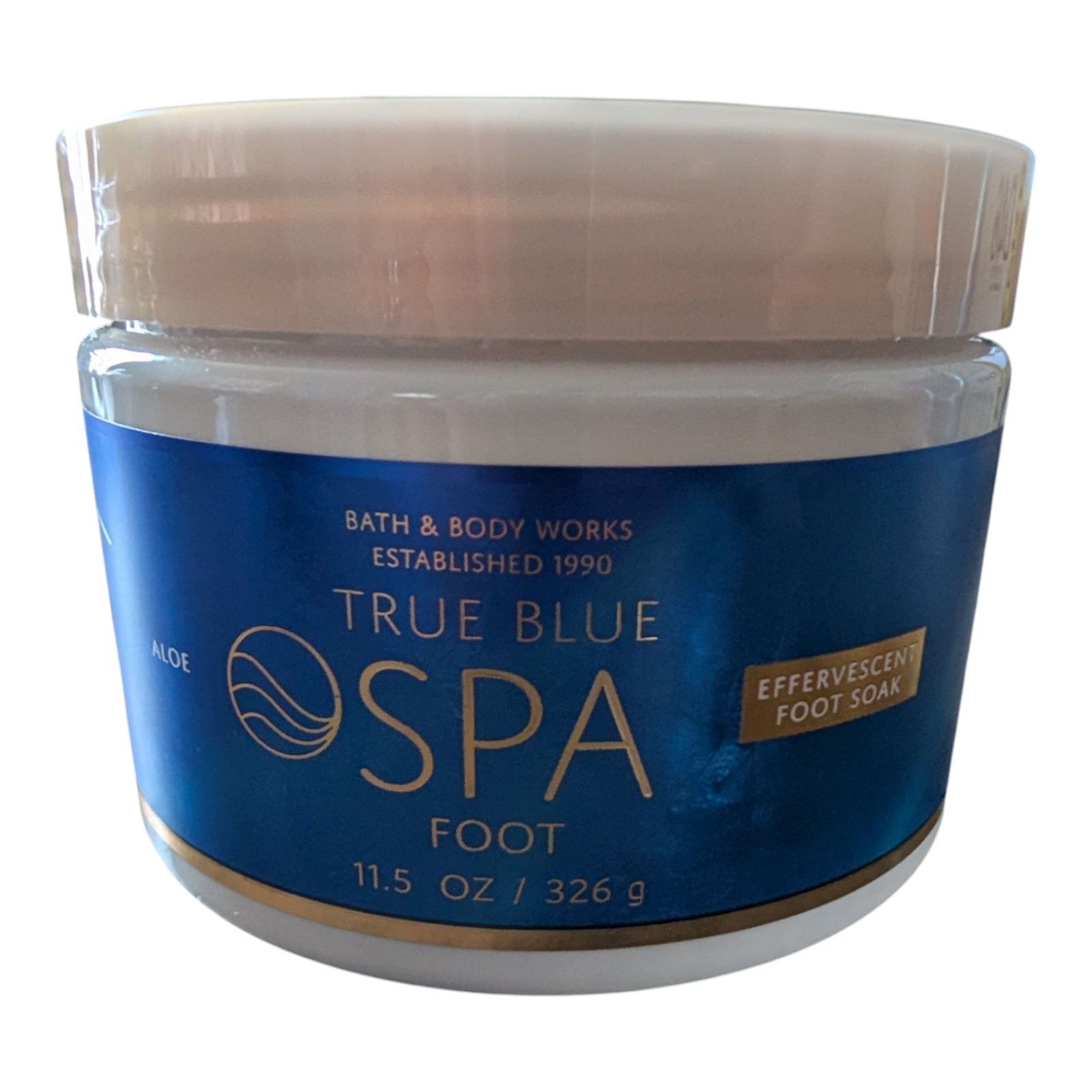 Bath And Body Works True Blue Spa EFFERVESCENT FOOT SOAK 11.